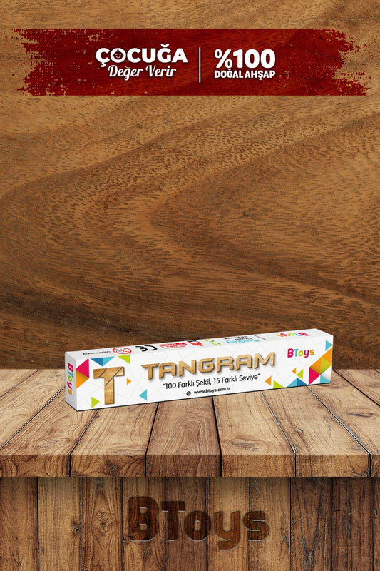 4 LÜ T TANGRAM kutu oyunu
