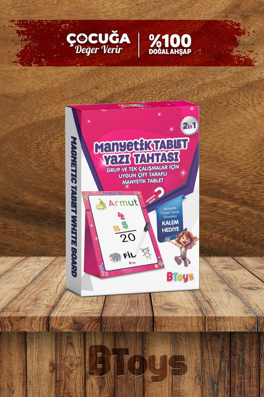 MANYETİK TABLET KIZ kutu oyunu